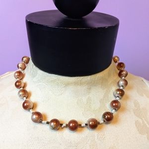 Piece #93 "Septre" Cream Statement Necklace